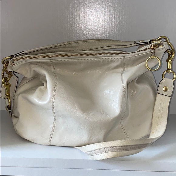 COACH POPPY HOBO LEATHER SHOULDER BAG - Picture 3 of 10